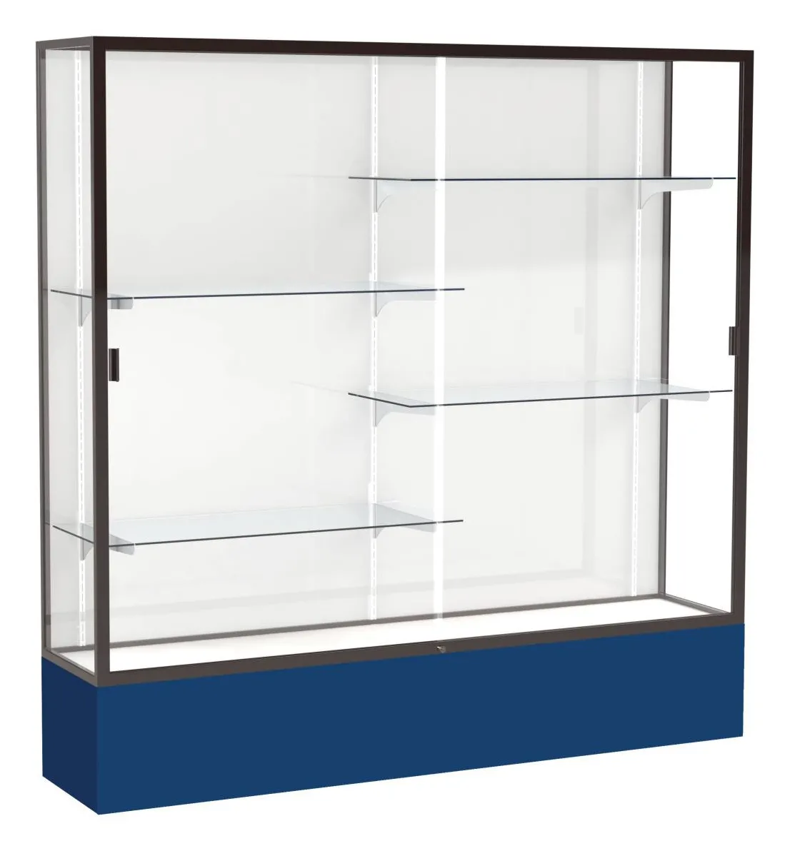 small large glass display case 72 x 72 14