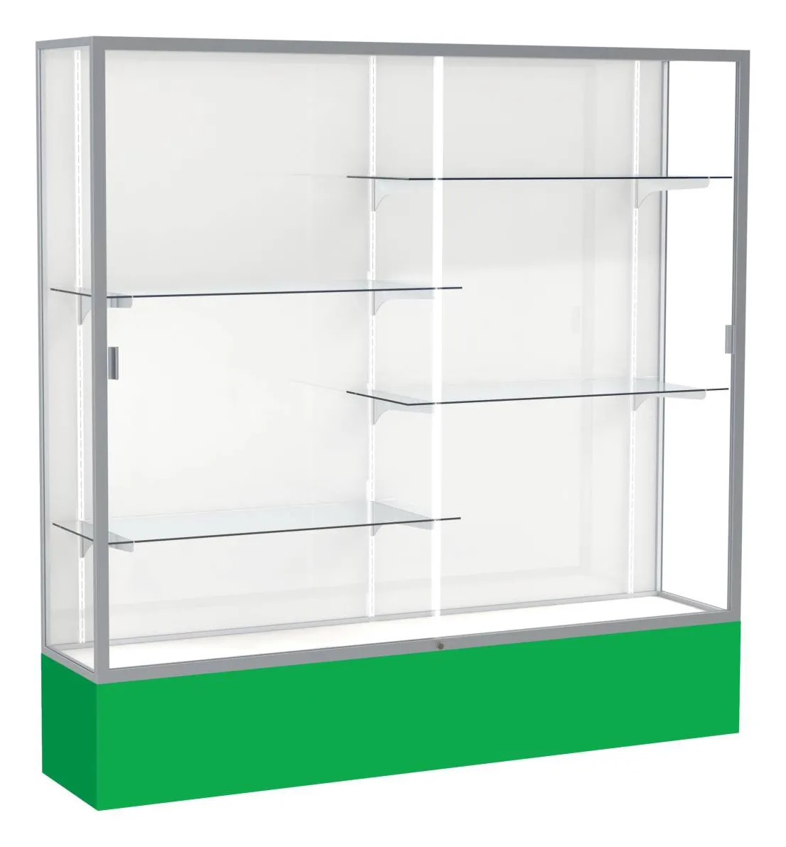 small large glass display case 72 x 72 21
