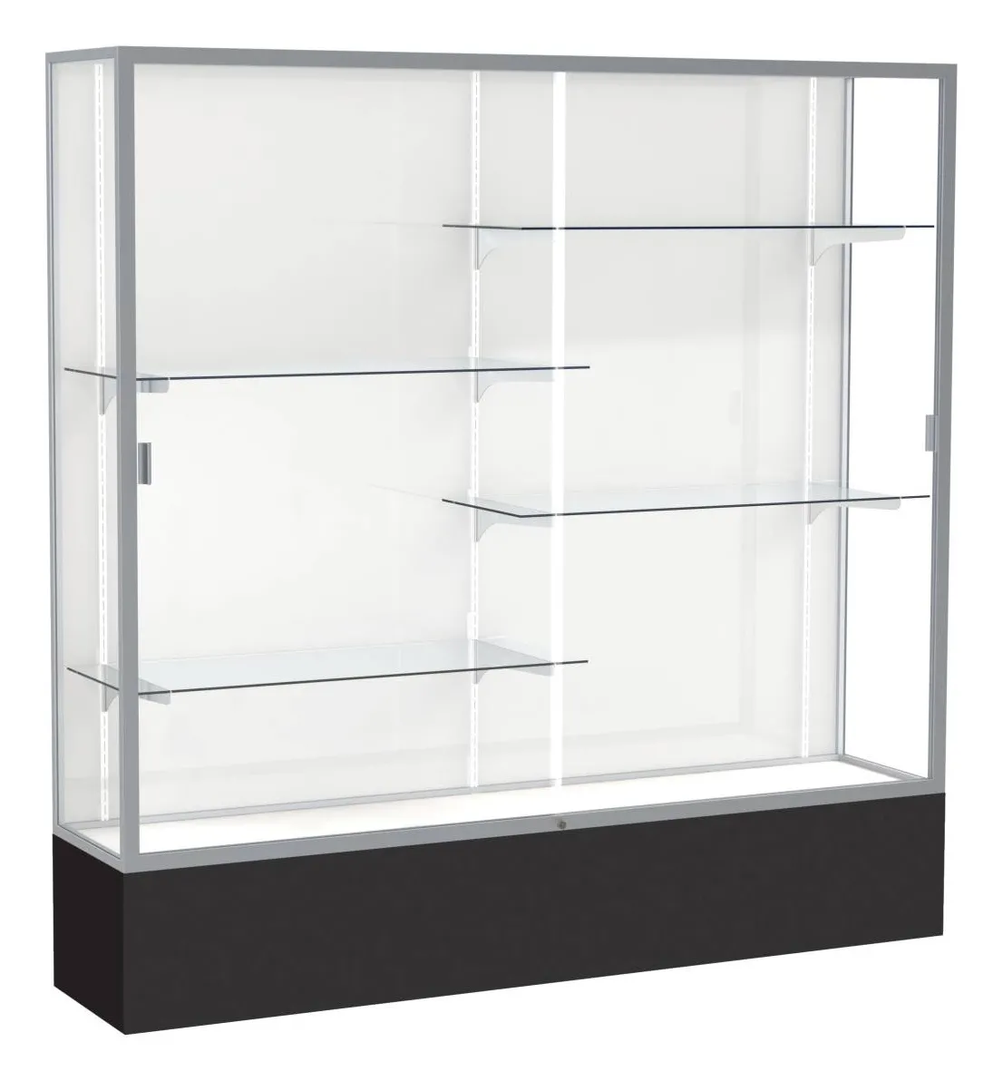 small large glass display case 72 x 72 19