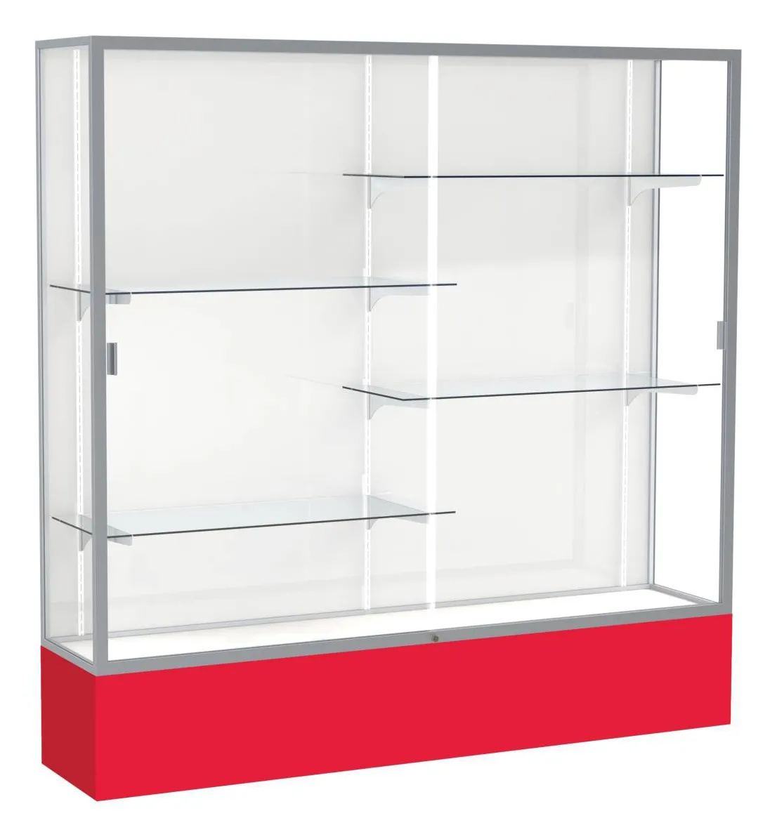 small large glass display case 72 x 72 26