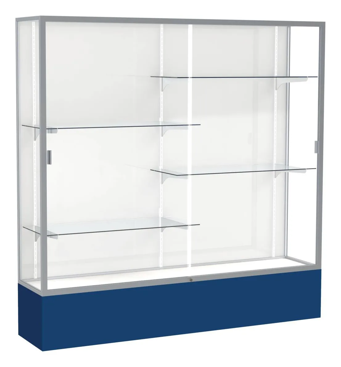 small large glass display case 72 x 72 23