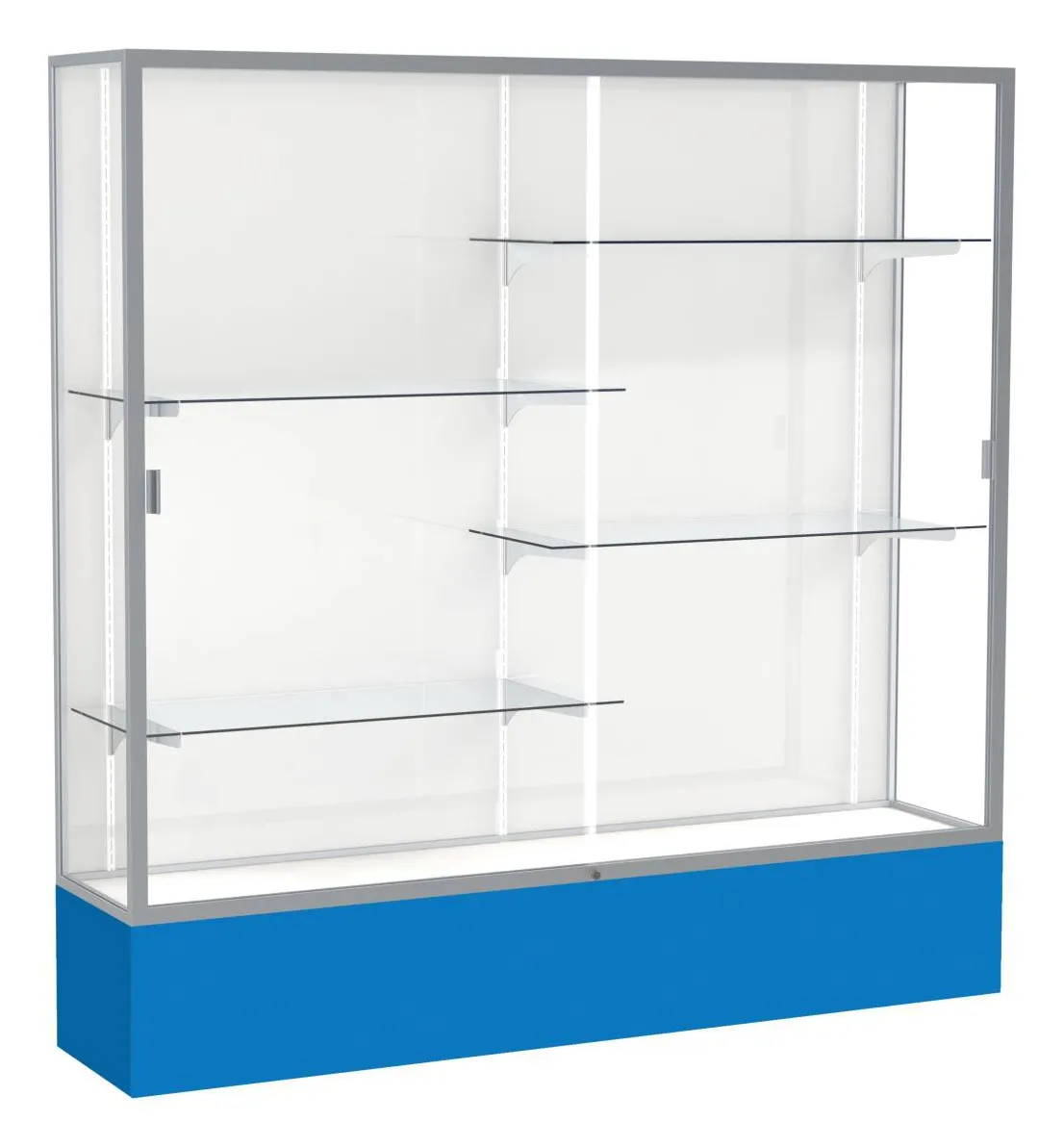 small large glass display case 72 x 72 27