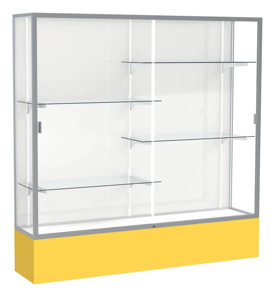 small large glass display case 72 x 72 20