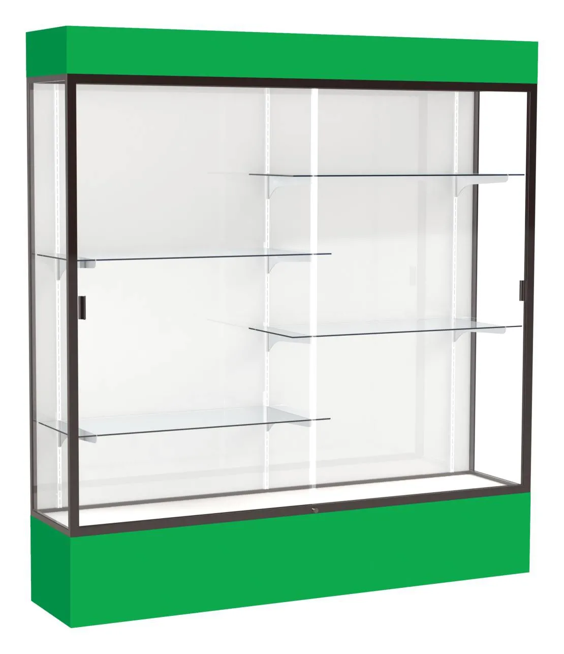 small large display case with led lighting 72 x 80 12