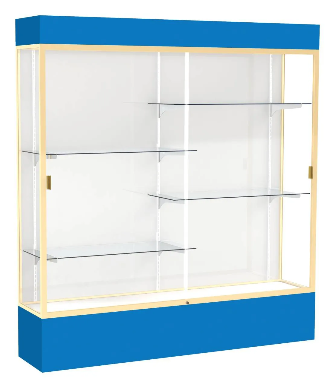 small large display case with led lighting 72 x 80 27