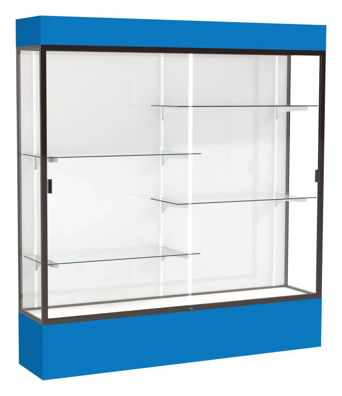 small large display case with led lighting 72 x 80 18