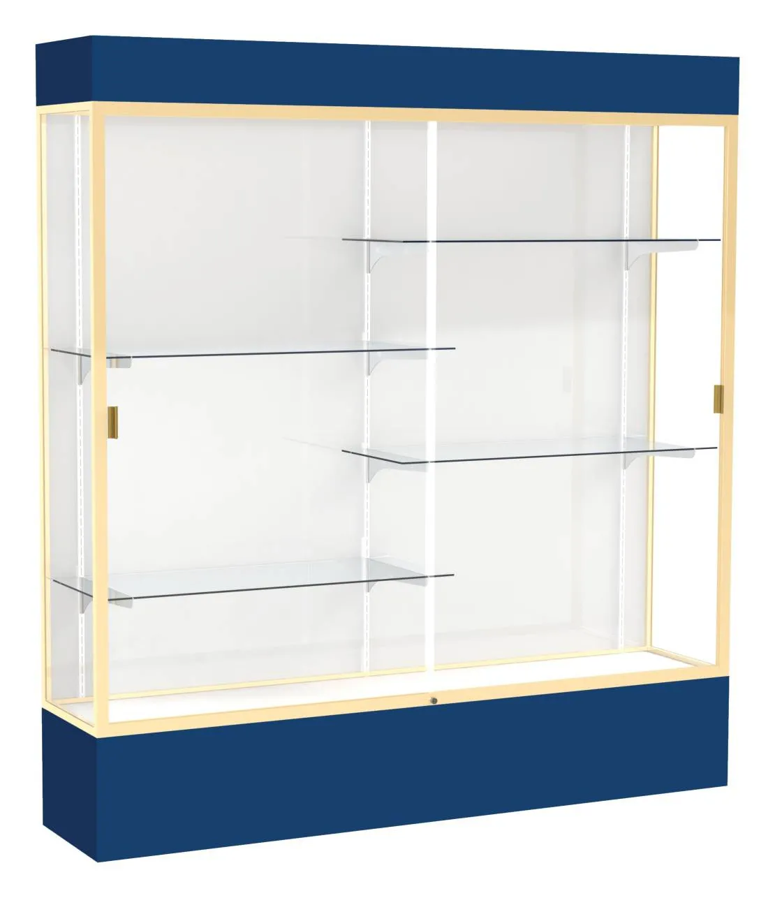 small large display case with led lighting 72 x 80 23