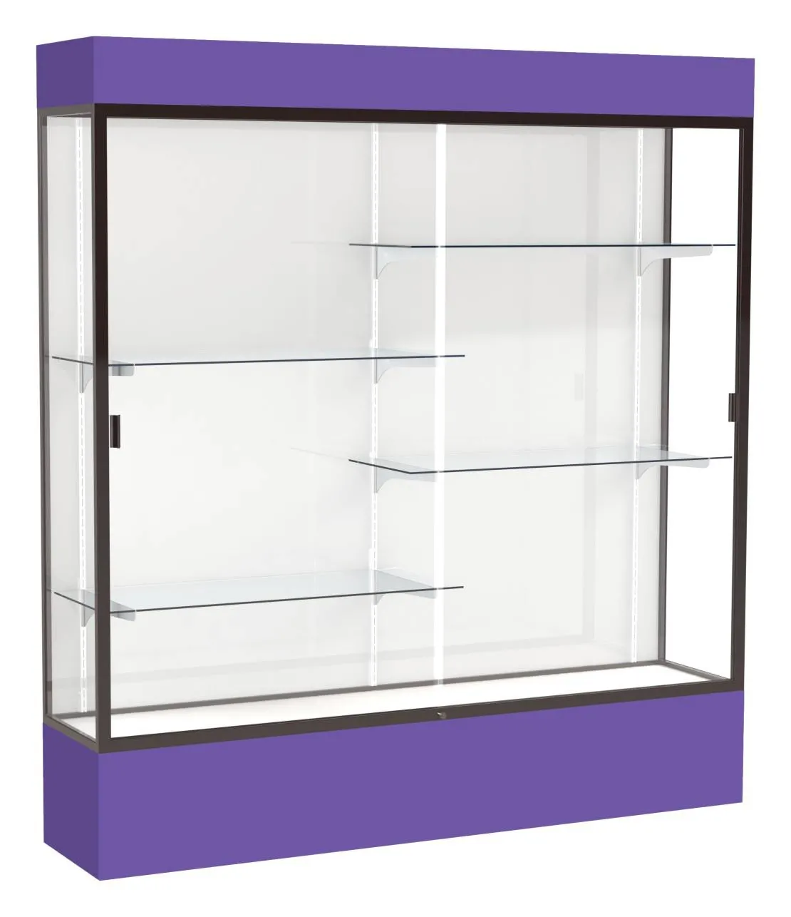 small large display case with led lighting 72 x 80 16