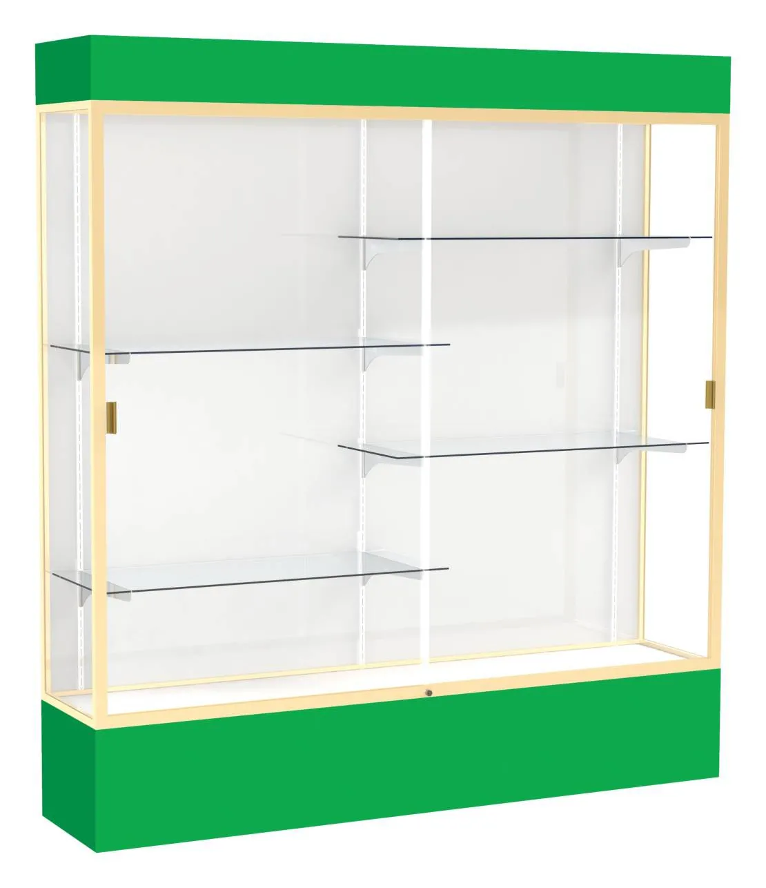 small large display case with led lighting 72 x 80 21
