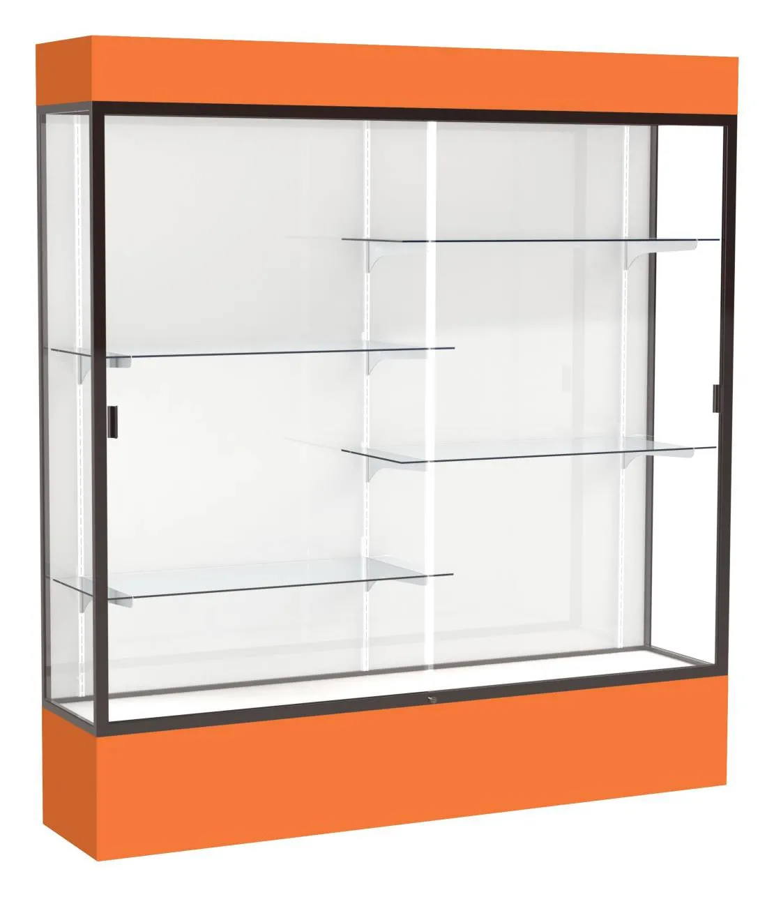 small large display case with led lighting 72 x 80 15