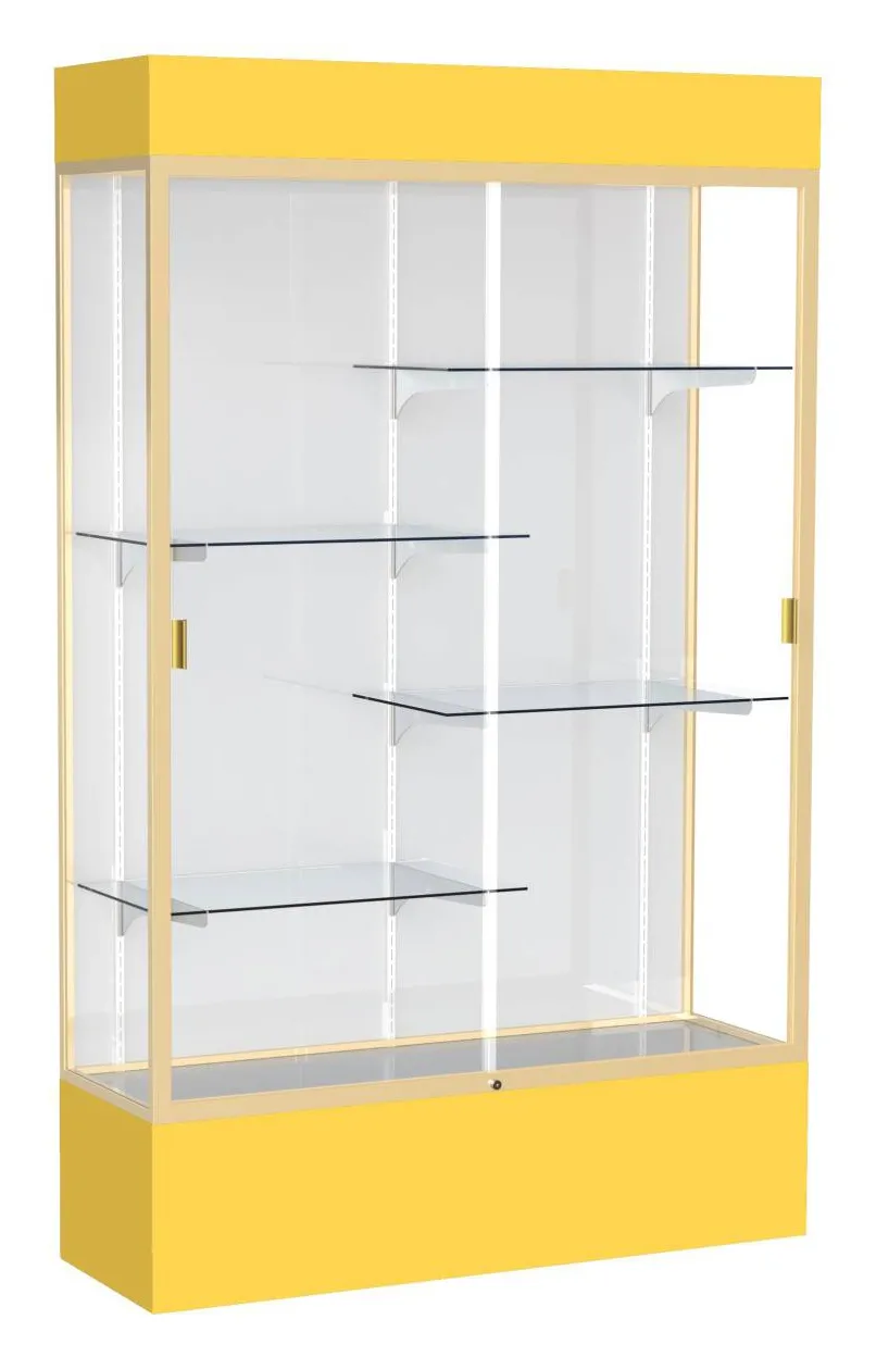 Glass Display Case with Lights -  48