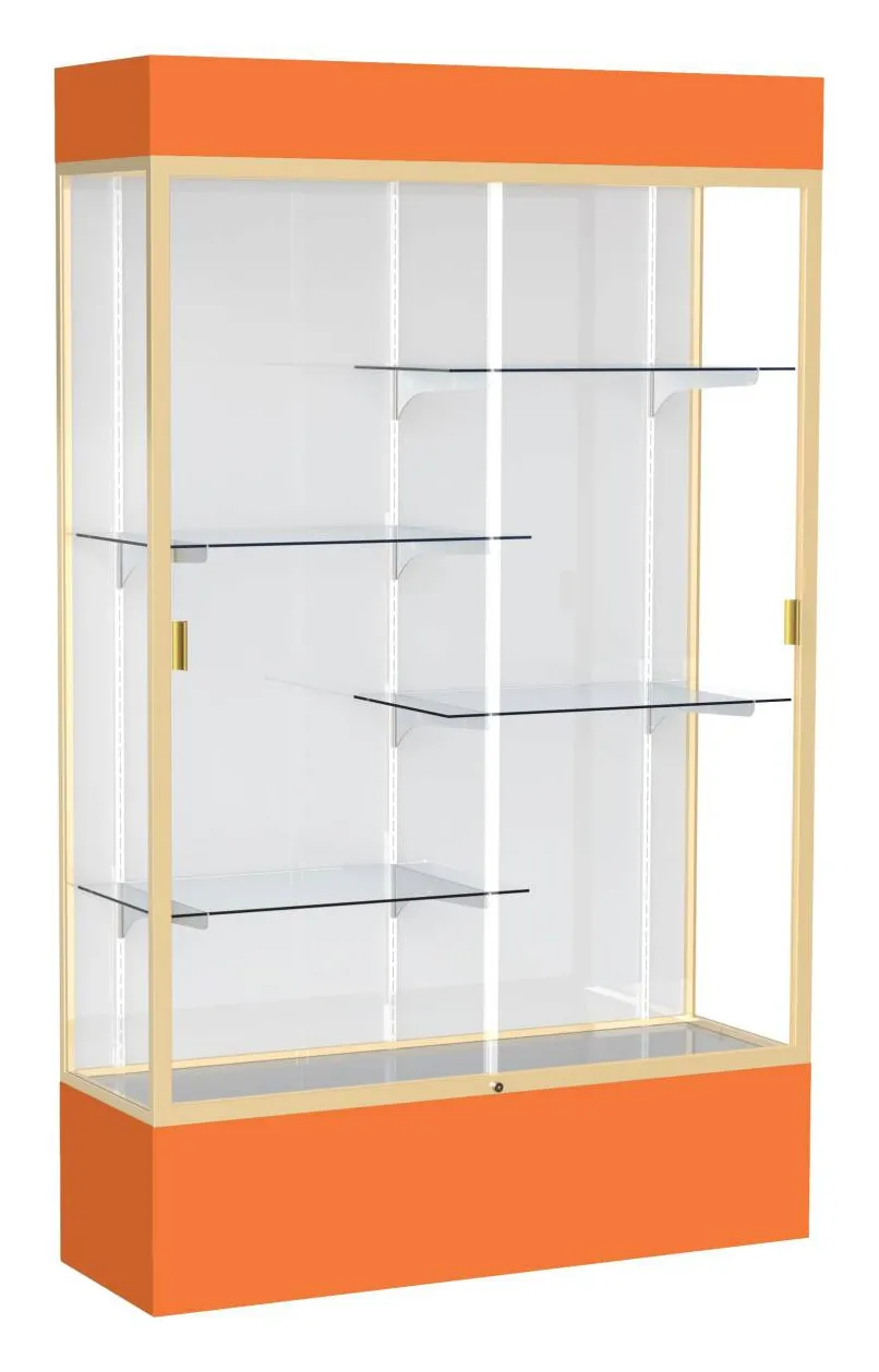 Glass Display Case with Lights -  48