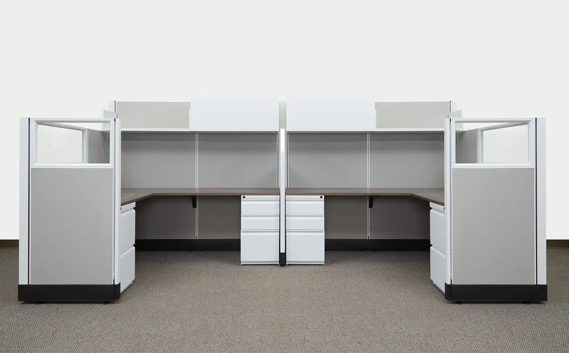 2 Person Cubicle with Power