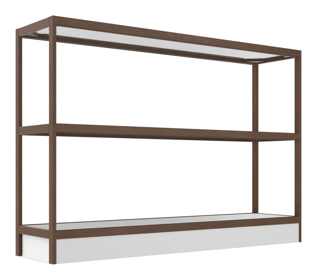 small open shelving unit 72 x 50 12
