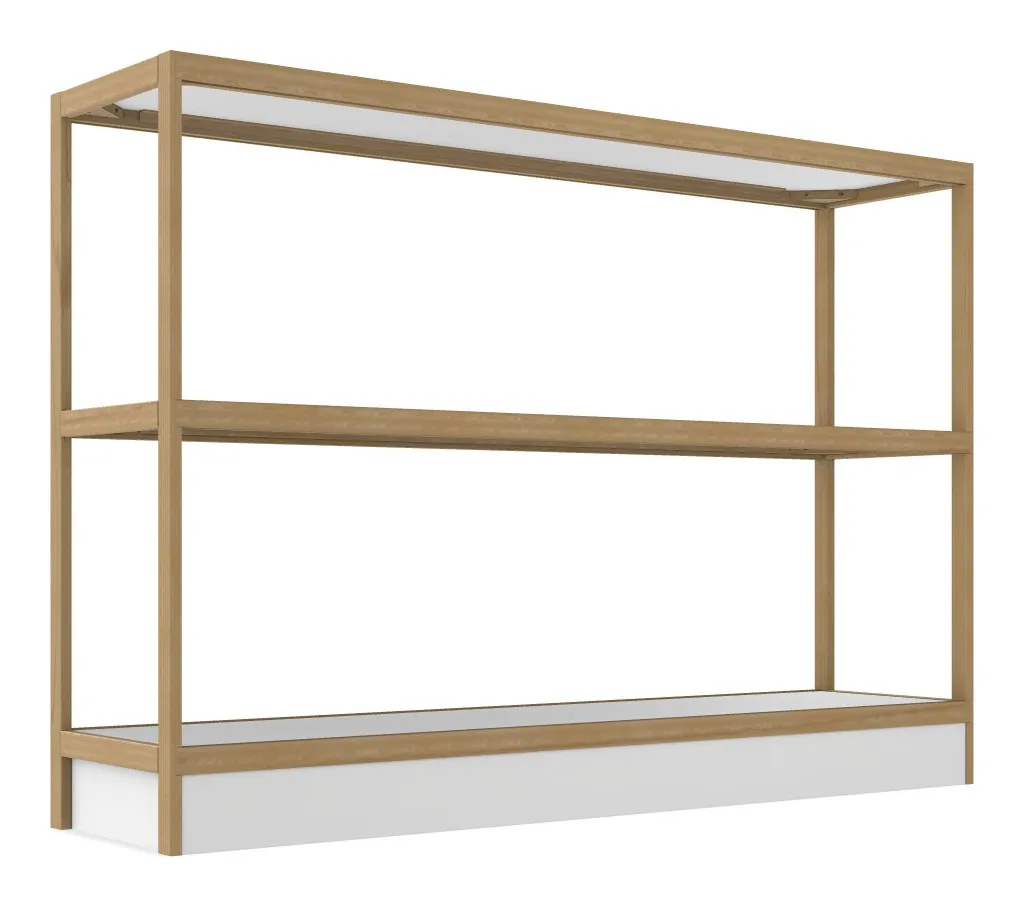 small open shelving unit 72 x 50 12