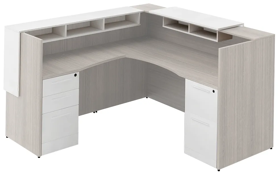 Modern L Shaped Reception Desk
