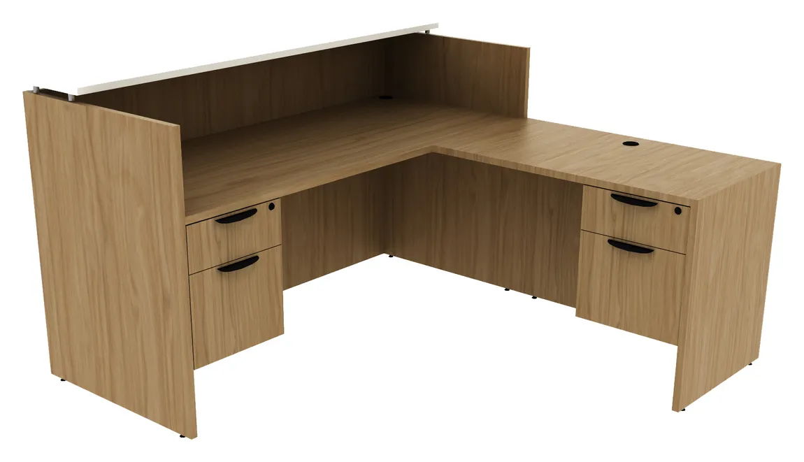 L Shaped Reception Desk