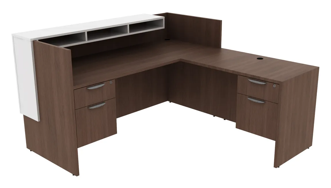 L Shaped Reception Desk