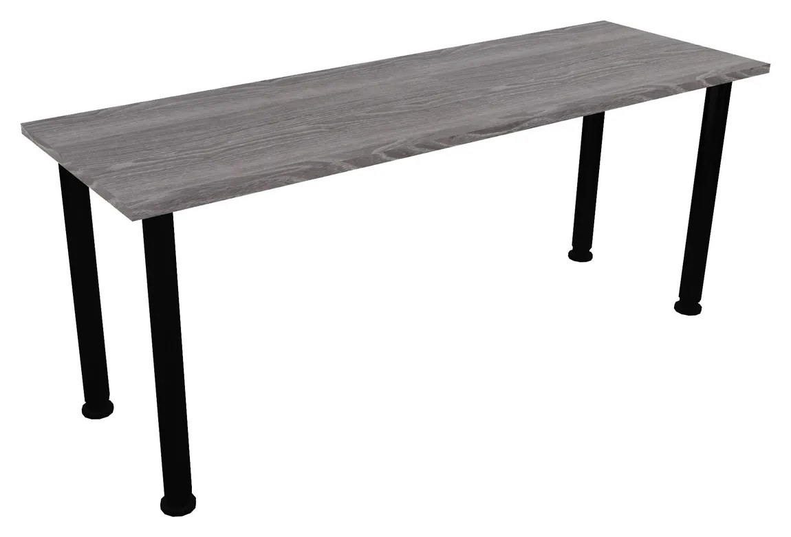 small training table with round legs 12