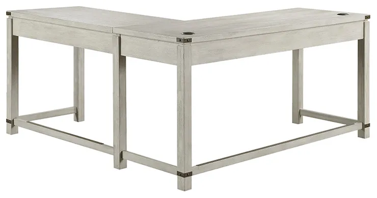 Home Office Desk with Bookcase