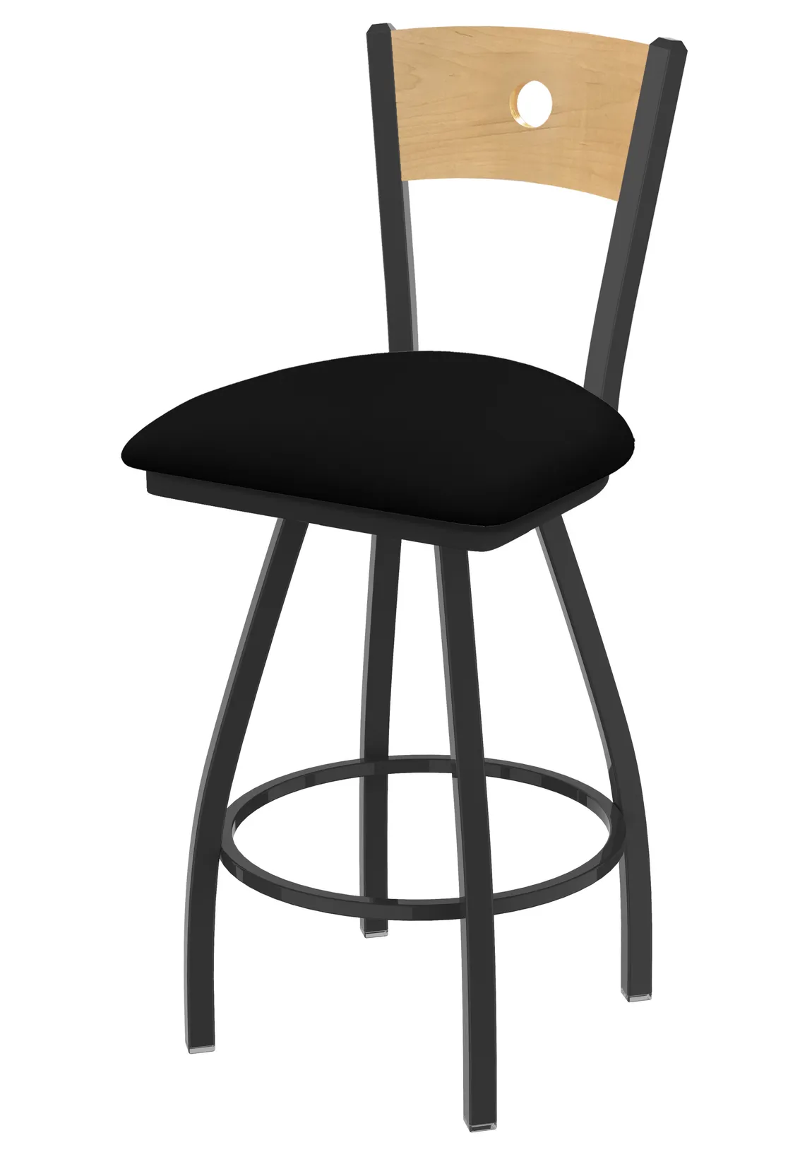 Counter Stool with Wood Back