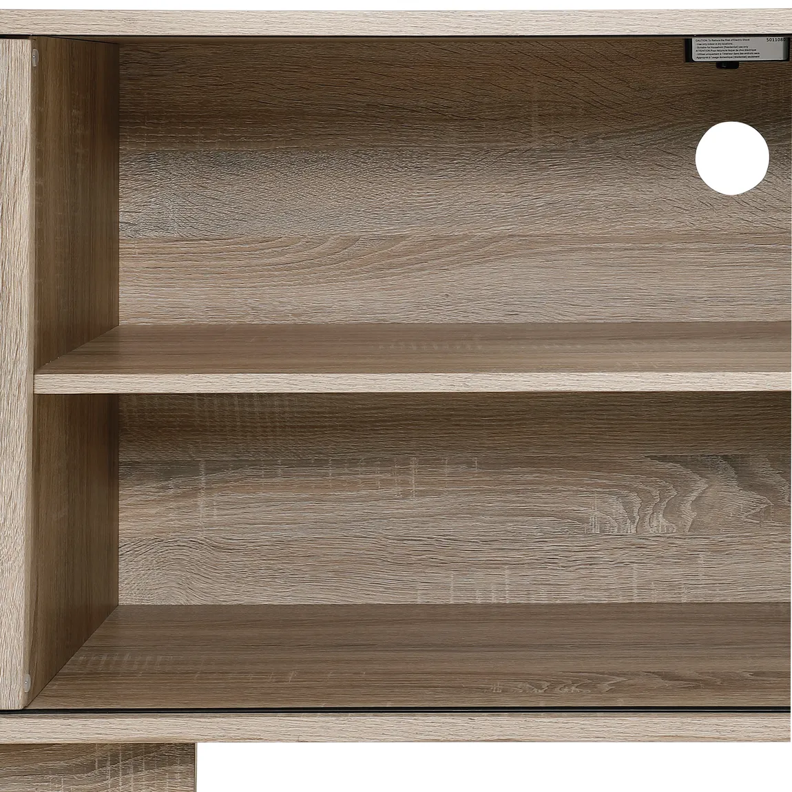 L Shaped Desk with Monitor Shelf