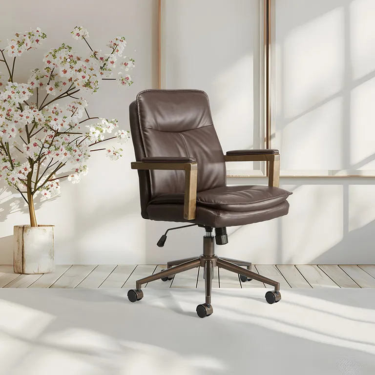 Faux Leather Office Chair