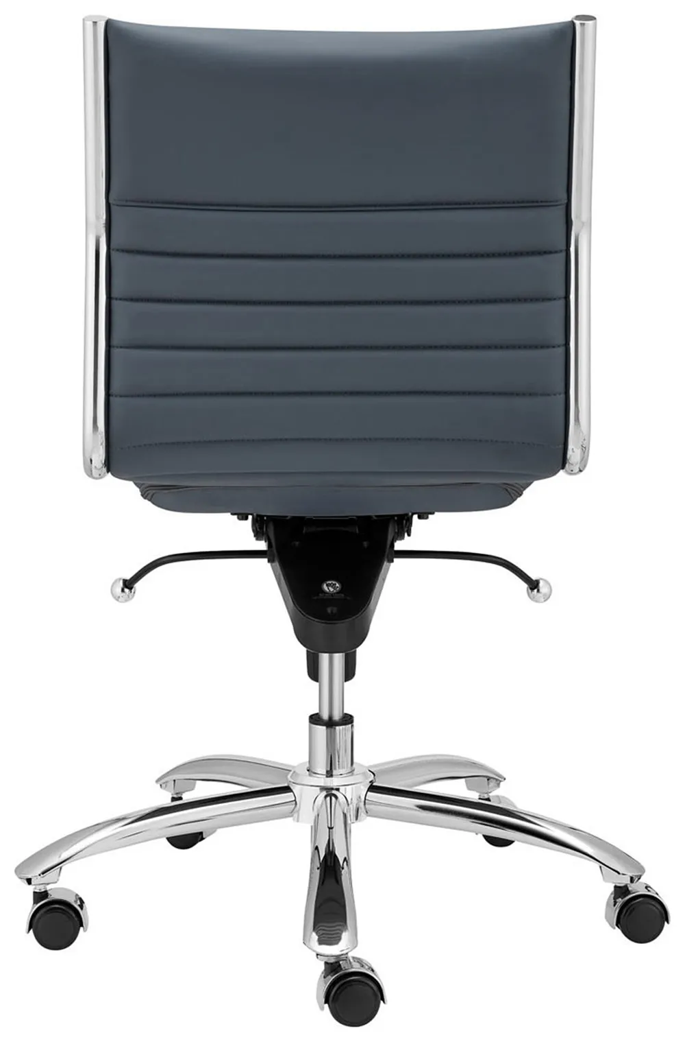 small modern low back office chair without arms 11
