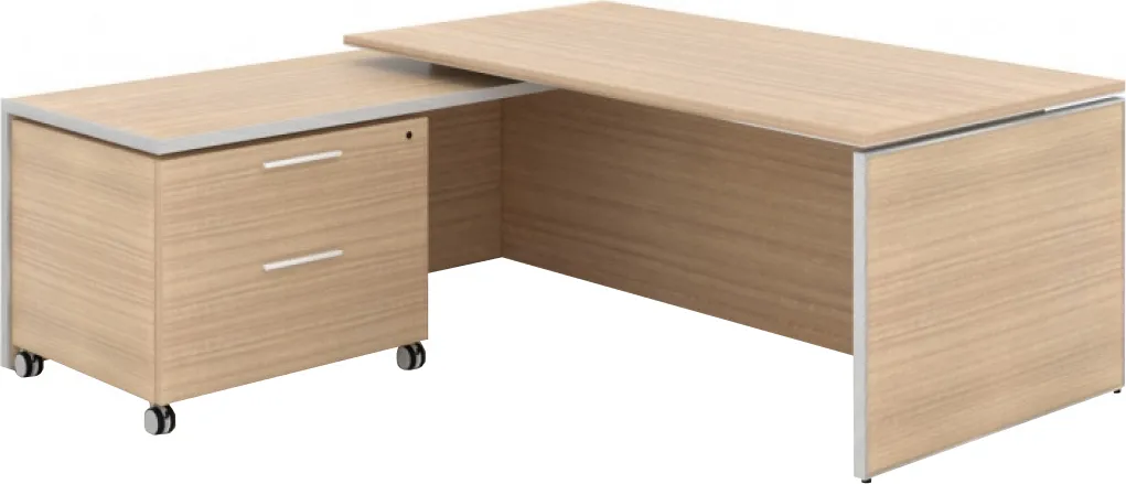 Executive L Shaped Desk with Drawers