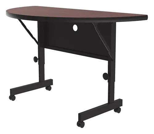 Flip-Top Crescent Table