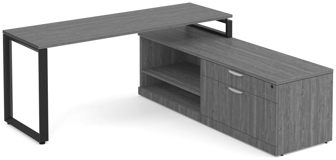 L Shaped Desk with Storage