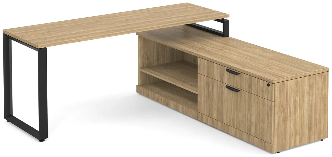 L Shaped Desk with Storage