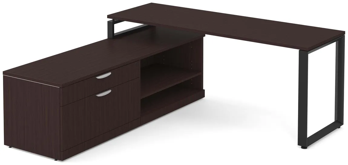 L Shaped Desk with Storage