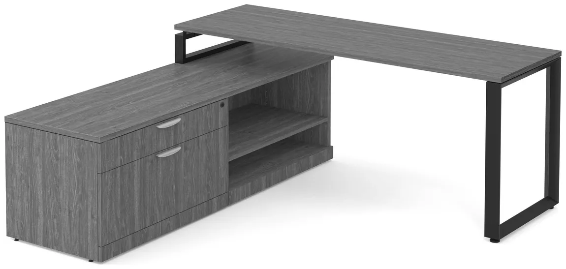 L Shaped Desk with Storage