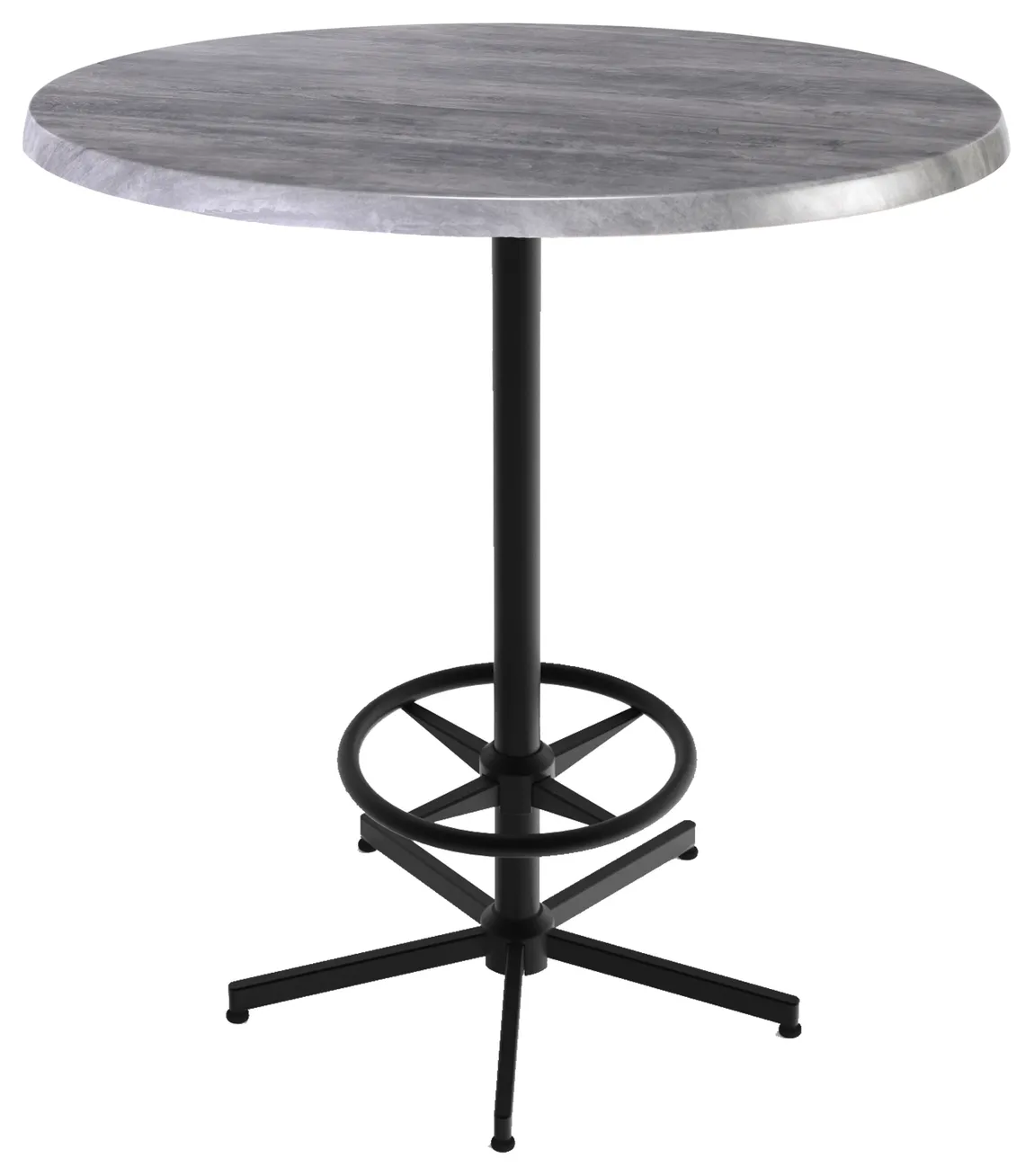 Round Bar Height Table