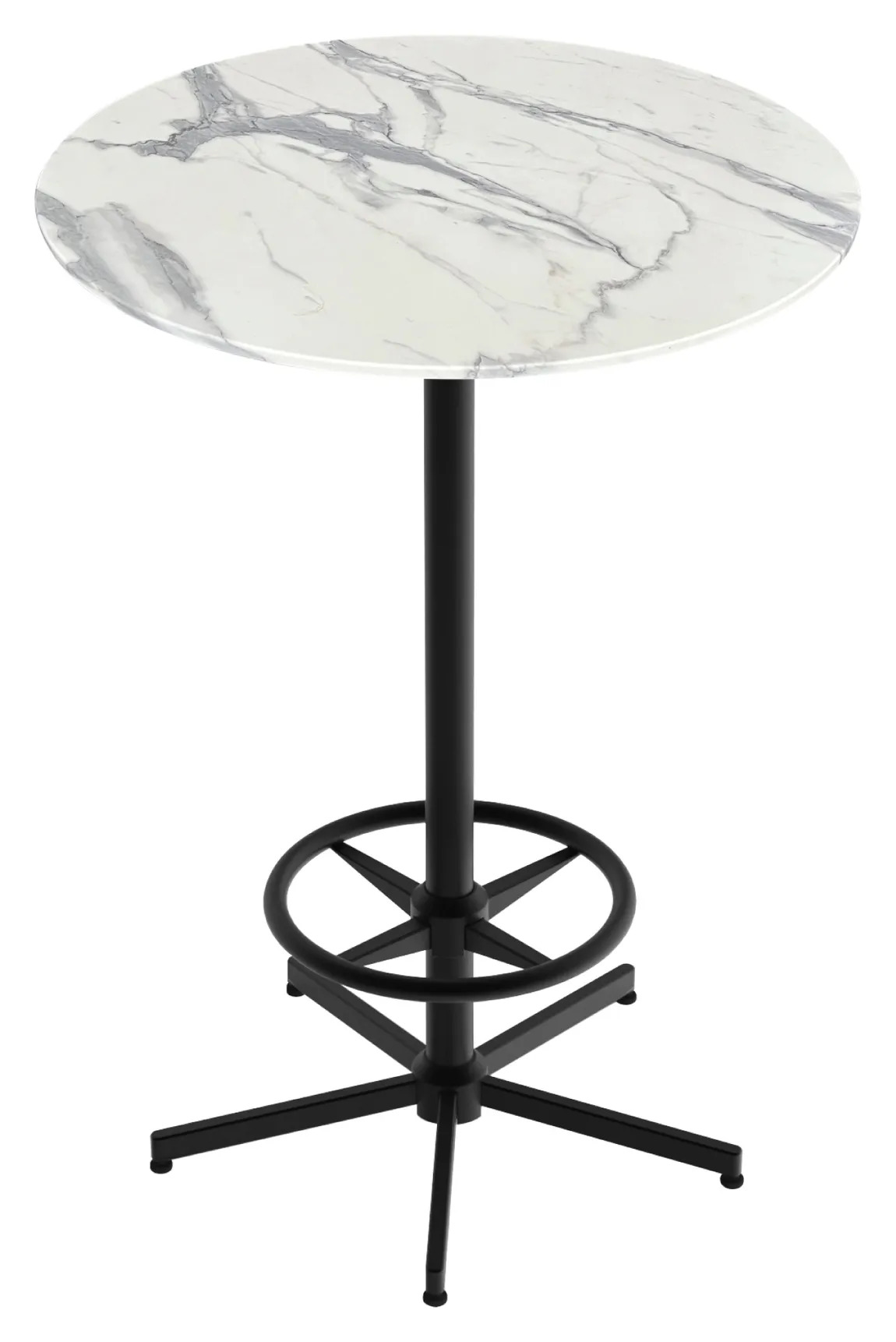 Round Bar Height Table