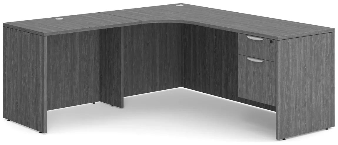 Corner Office Desk with Storage