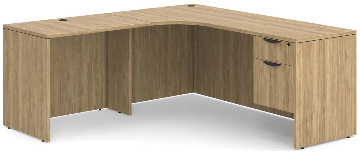 Corner Office Desk with Storage