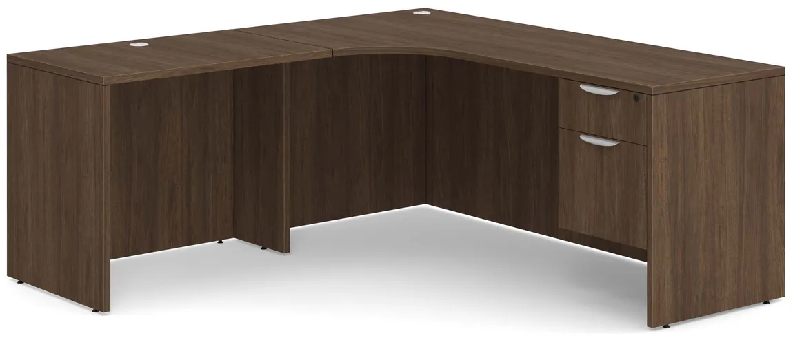 Corner Office Desk with Storage