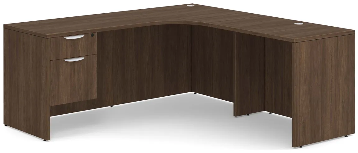 Corner Office Desk with Storage