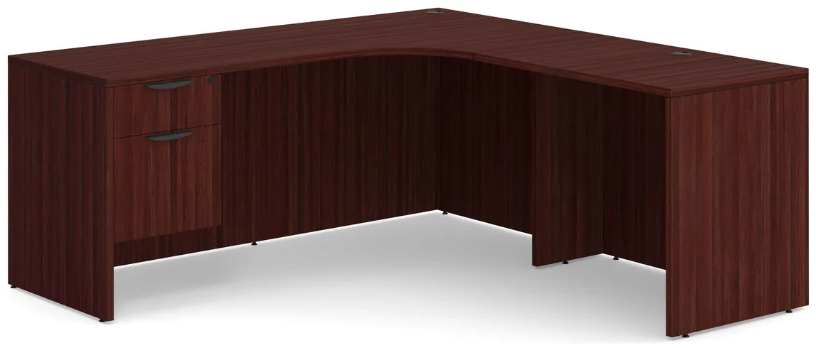 Corner Office Desk with Storage