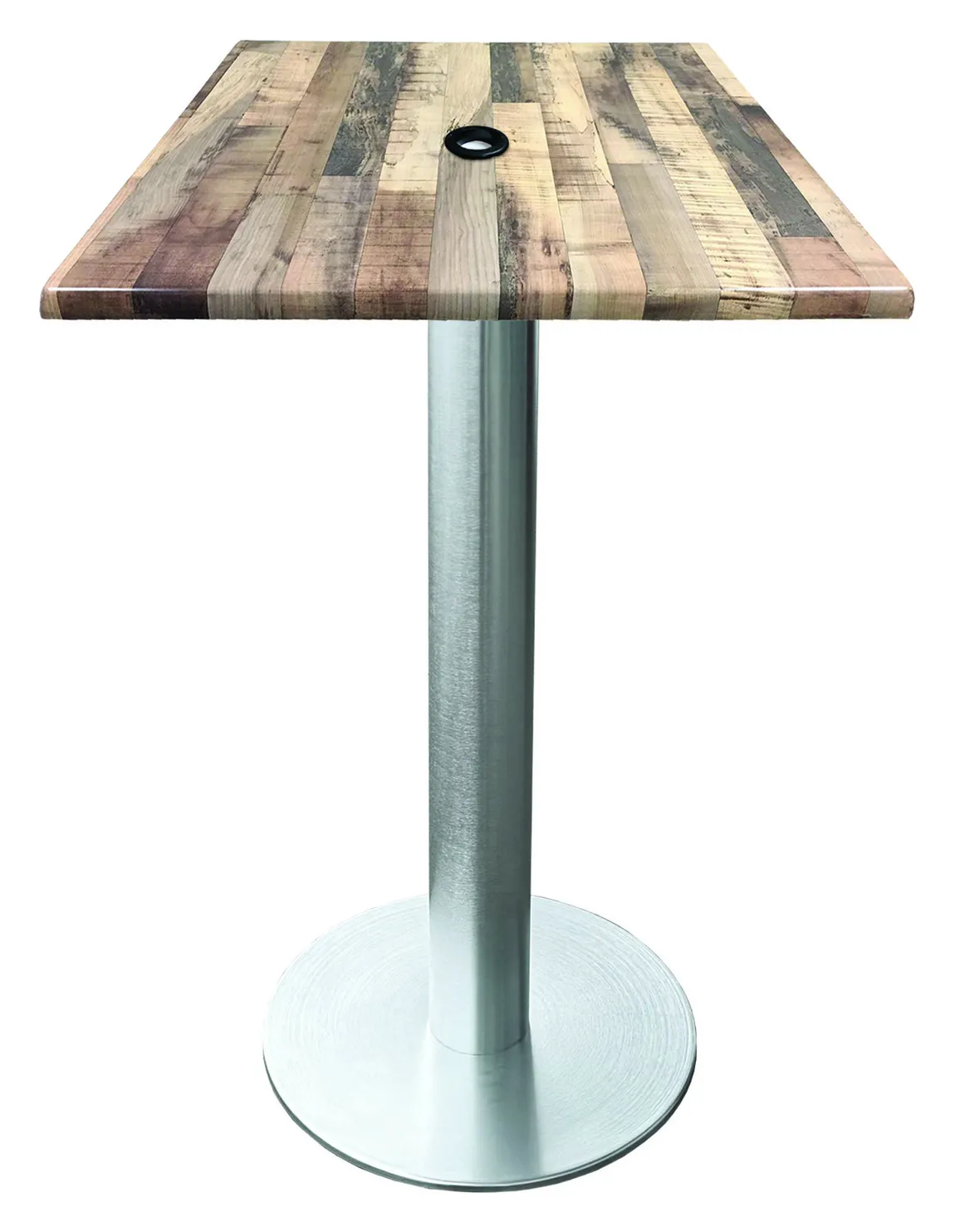 Outdoor Dining Table with Umbrella Hole