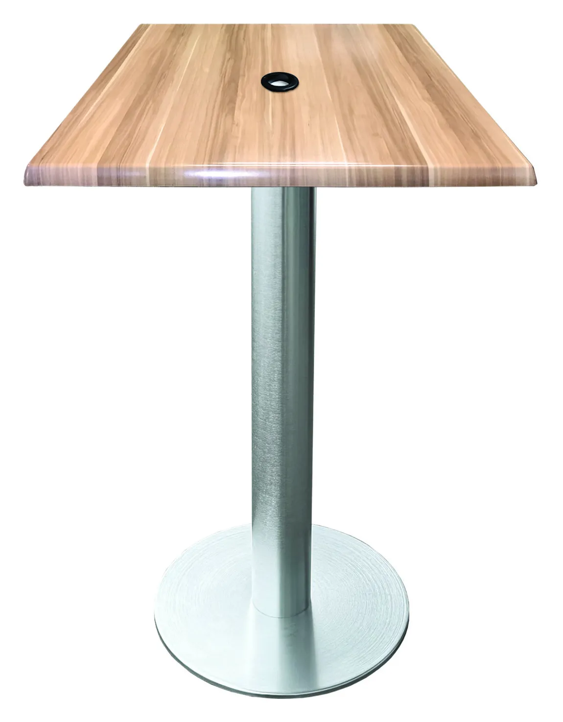 Outdoor Dining Table with Umbrella Hole