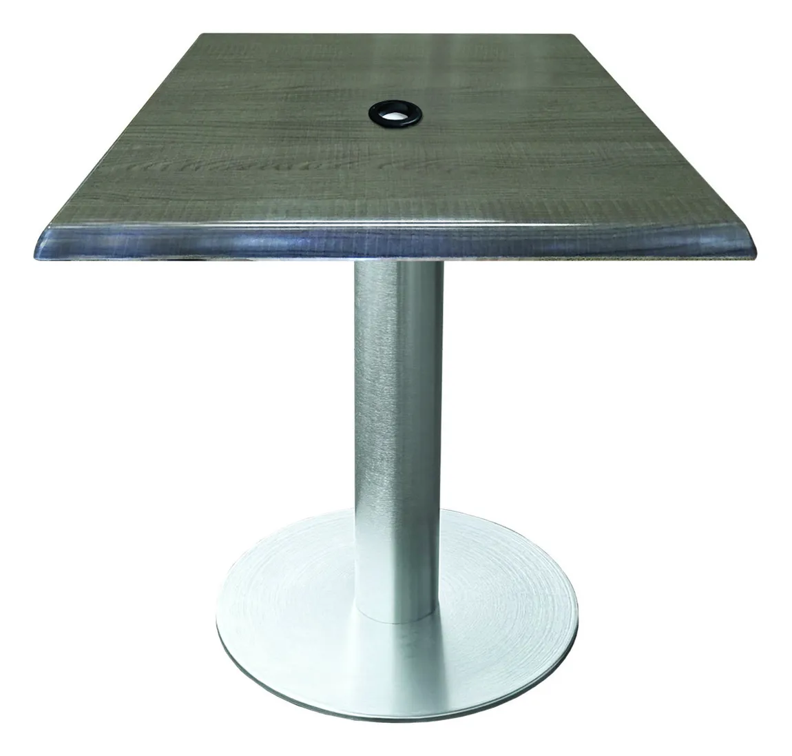 Outdoor Dining Table with Umbrella Hole