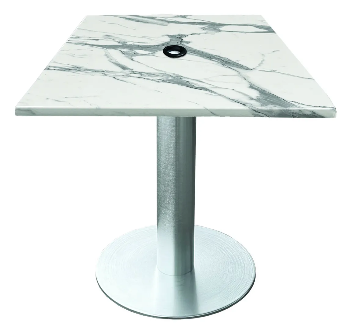 Outdoor Dining Table with Umbrella Hole