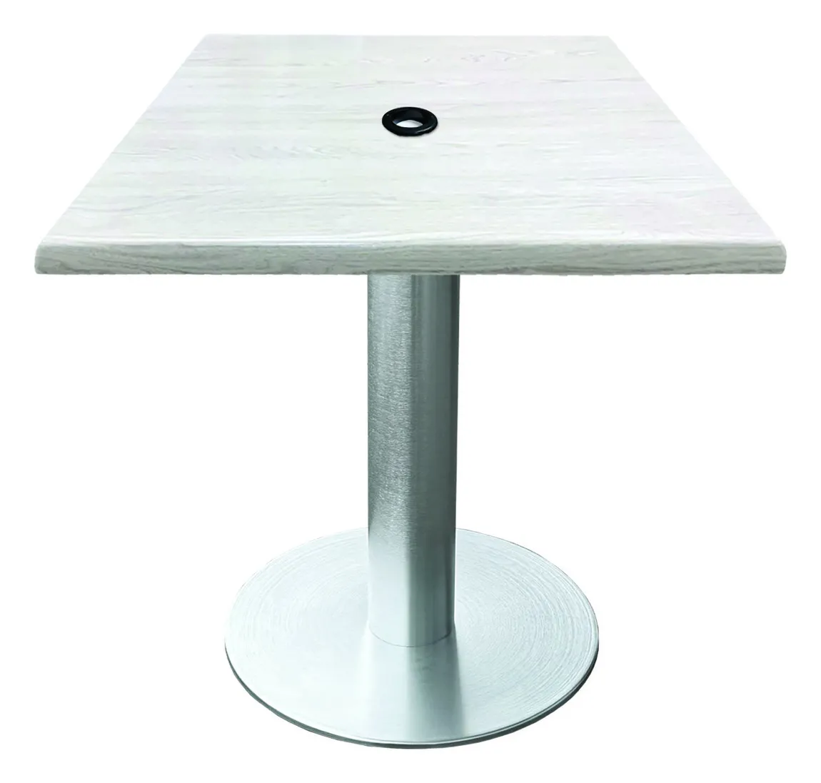 Outdoor Dining Table with Umbrella Hole