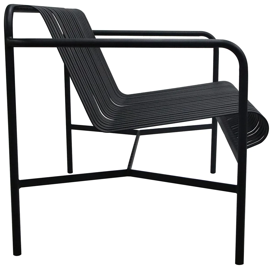 Modern Metal Loveseat