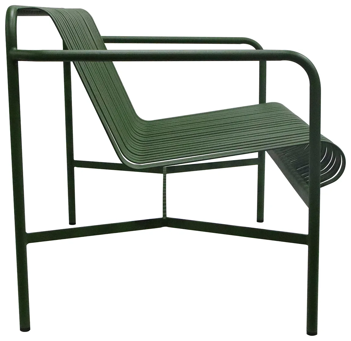 Modern Metal Loveseat