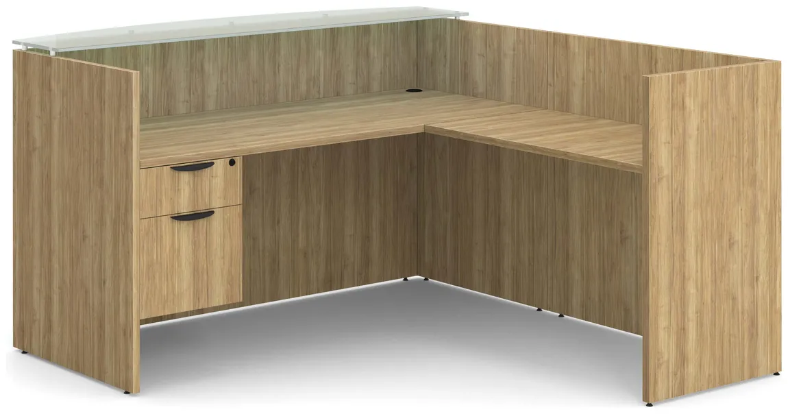 L-Shaped Reception Desk