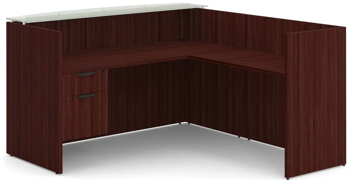 L-Shaped Reception Desk